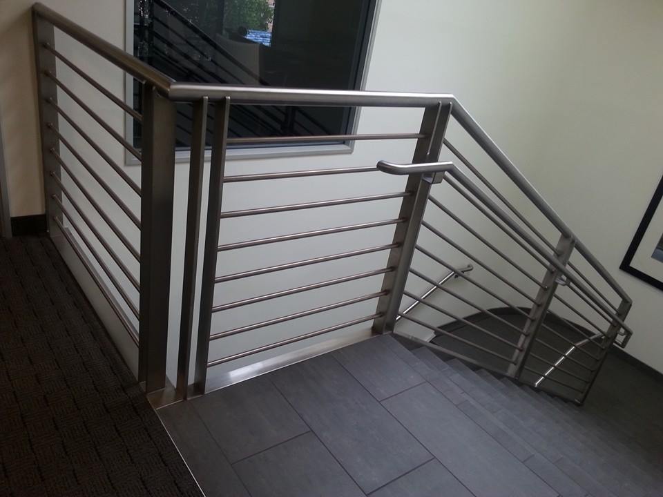 Commercial stainless steel railing system — WeldDone Phoenix AZ